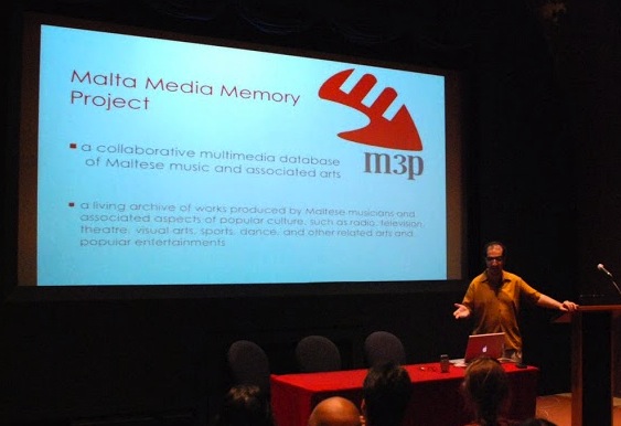 Toni Sant at the M3P's Inaugural Symposium in Valletta, Malta (2010) - Photo by Winston De Giorgio